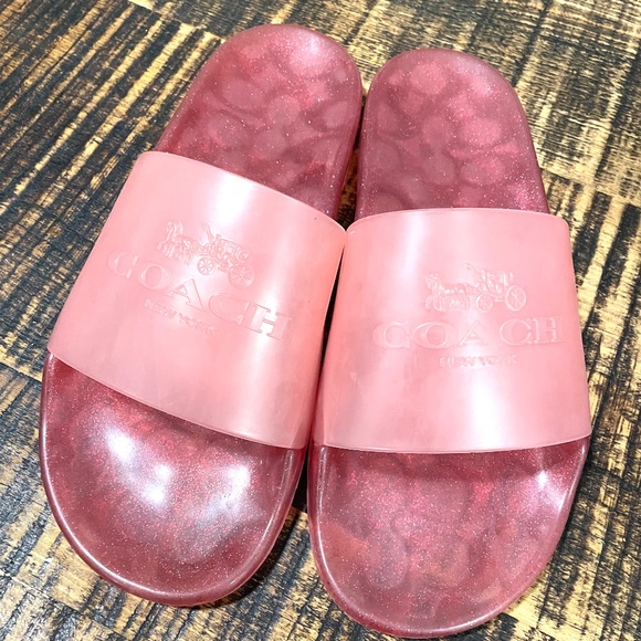 COACH Ulyssa Rubber Slide - Picture 1 of 6